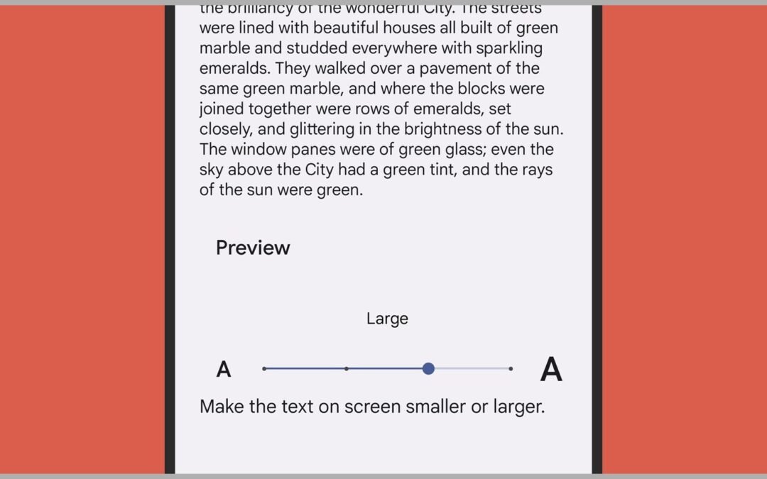 How to Adjust the Text Size on Your Smartphone